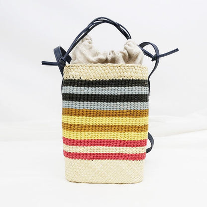 Loewe Square Pocket Shoulder Bag Pochette Irakayashi & Cuff Multicolor