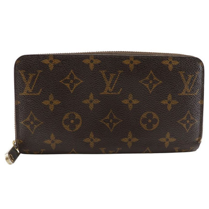 Louis Vuitton Zippy Wallet M60017 Monogram Canvas Brown Ladies Long Wallet
