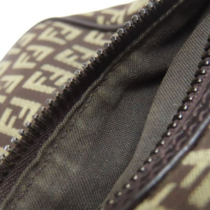 Fendi Zucca Pattern Shoulder Bag Canvas Women