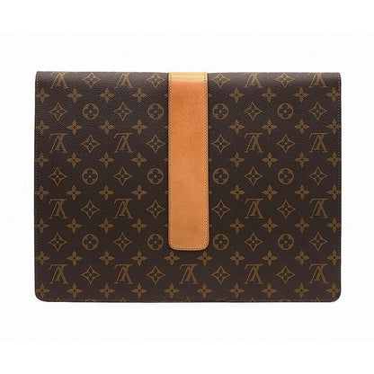 Louis Vuitton Poche Diplomat Homme Monogram Canvas Bag Clutch Bag Document Case