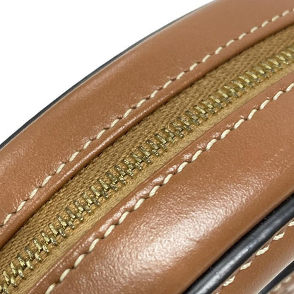 Celine Shoulder Bag Crossbody Oval Purse Cuir Triomphe Tan (brown) Mini Bag