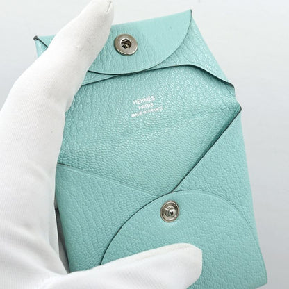 Hermes Bastia GM Coin Case A Stamp Manufactured In 2017 Chevre Aqua