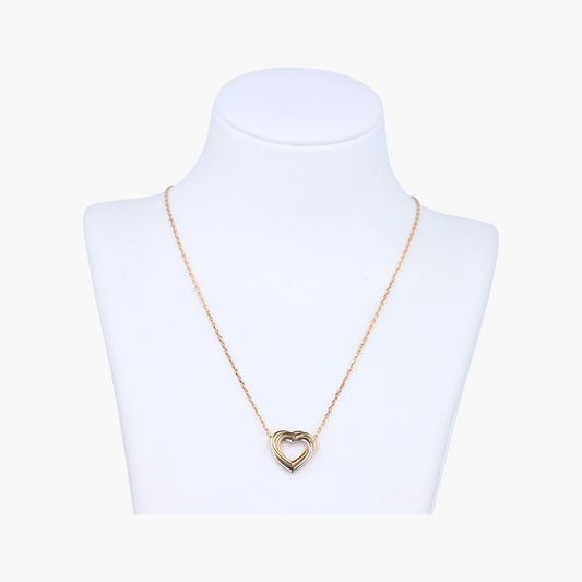 Cartier Trinity Heart Gold And White Togo Old And Rose Gold Au750 B7061100