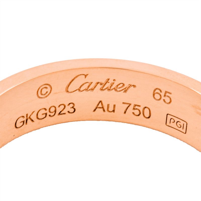 Cartier Love Ring #65 18K Pink Gold 72g Men's
