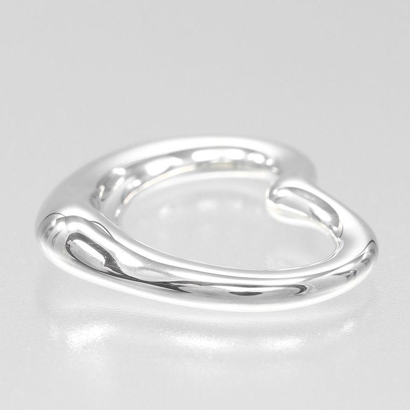 Tiffany & Co Open Heart 22mm (0.87in) Model Silver 925 Ladies 3.8g Pendant Top