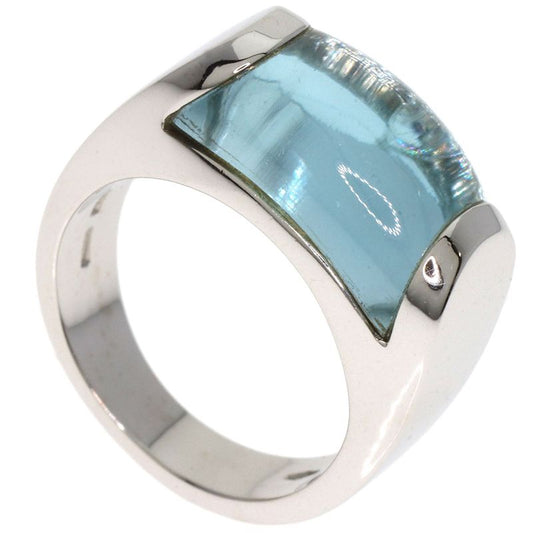 Bvlgari Bulgari Tronchetto Blue Topaz Ring - Ring 18K White Gold Ladies