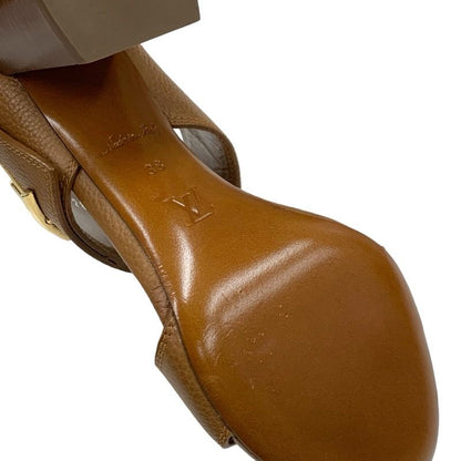 Louis Vuitton Horizon Line Sandals Shoes Leather Brown Lvhardware