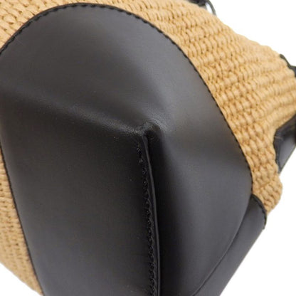 Fendi Raffia Shoulder Monogram Multicolor Bag