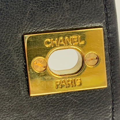 Chanel Matelasse Diana Flap Lambskin Chain Shoulder Bag Black