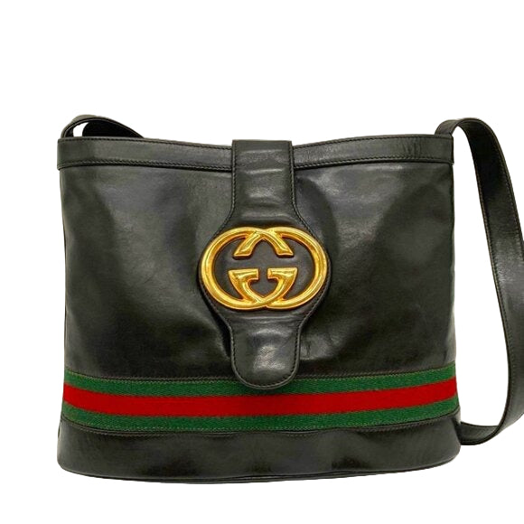Authentic Gucci GG Sherry Ophidia Crossbody Shoulder Bag Messenger Tote Leather