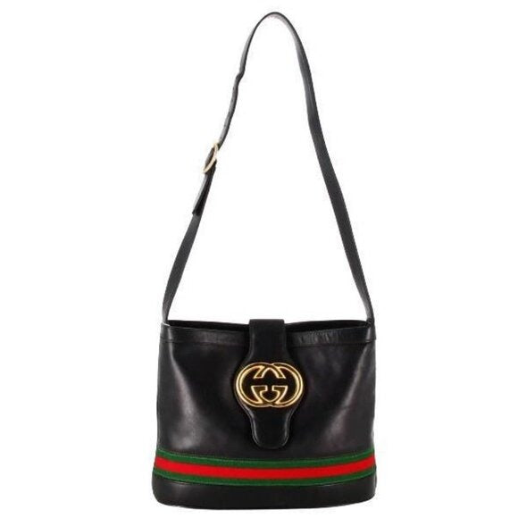 Authentic Gucci GG Sherry Ophidia Crossbody Shoulder Bag Messenger Tote Leather