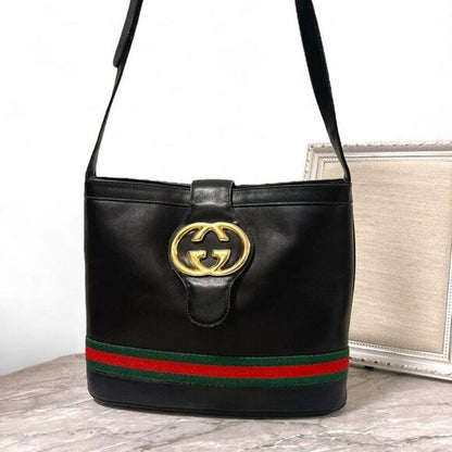 Authentic Gucci GG Sherry Ophidia Crossbody Shoulder Bag Messenger Tote Leather
