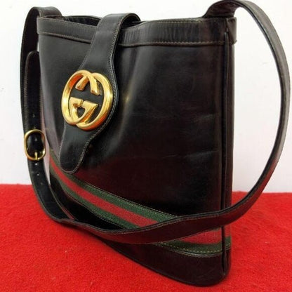 Authentic Gucci GG Sherry Ophidia Crossbody Shoulder Bag Messenger Tote Leather