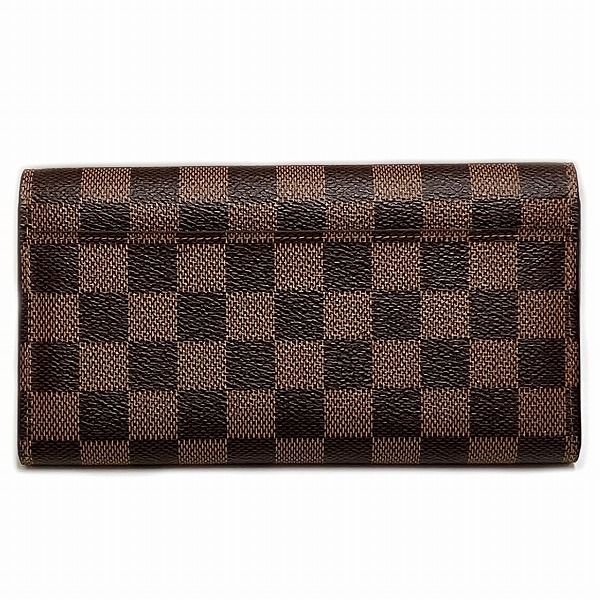 Louis Vuitton Damier Portefeuille Sarah N63209 Long Wallet Bifold Wallet Unisex