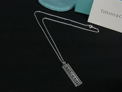 Tiffany & Co Tiffany & Co Atlas Bar Sv925 Necklace Accessorieswomen's Silver