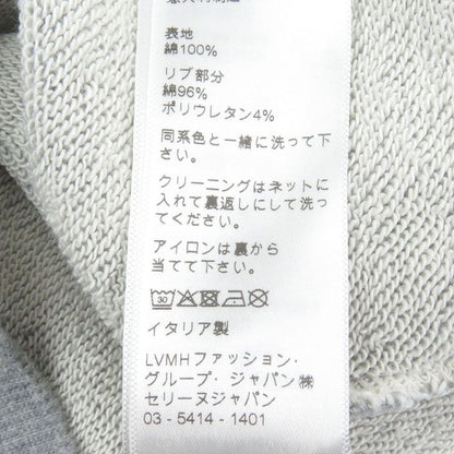 Celine 2y321670q 100% Cotton Logo Print Loose Hoodie Pullover Hoodie Grey XL