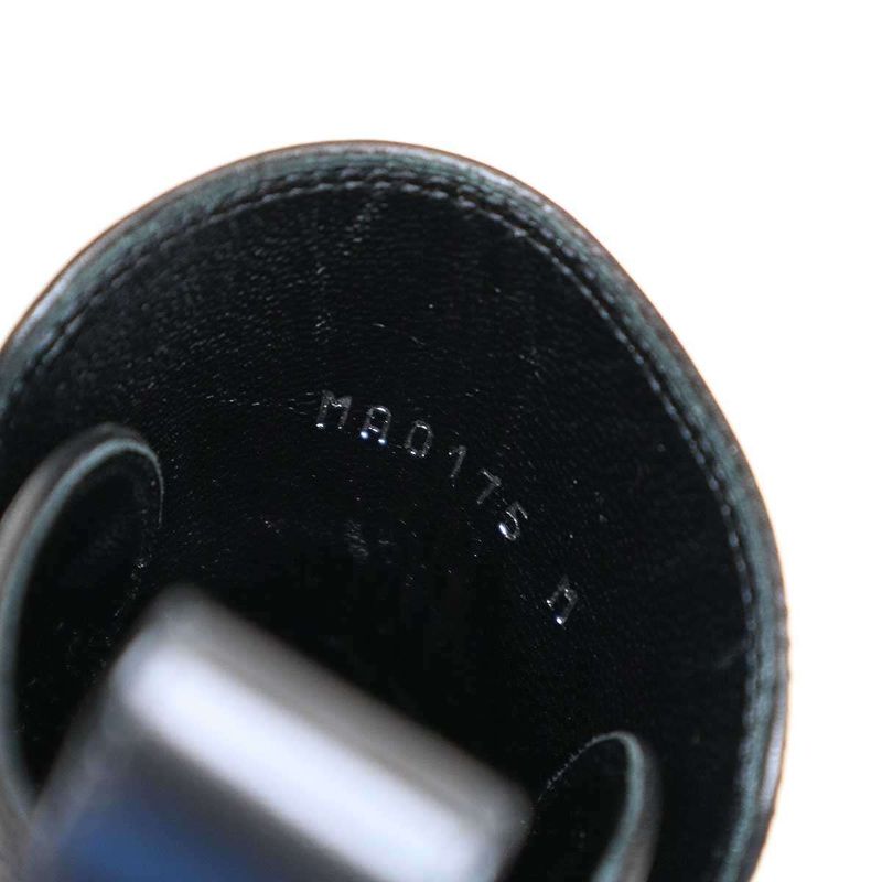 Louis Vuitton Monogram Belted Ankle Leather Boots Black 35 1 2