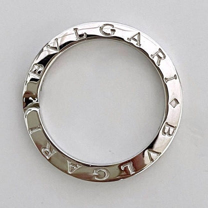 Bulgari Key Ring Silver Logomania Polished Ag 925
