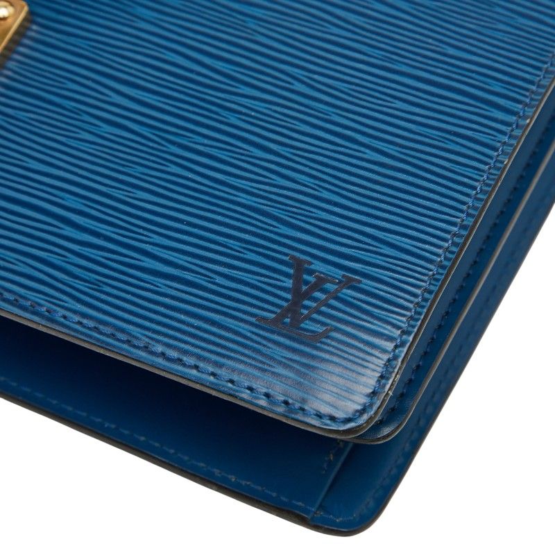 Louis Vuitton Epi Concorde M52135 Toledo Blue Leather Women Louis Vuitton