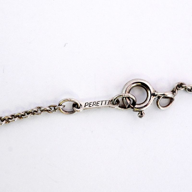 Tiffany & Co Necklace Open Heart Silver 925 Ladies