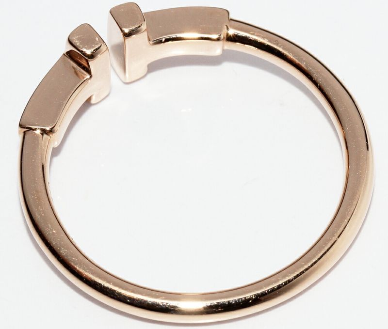 Tiffany & Co Rings 18K Pink Gold T-wire Ring