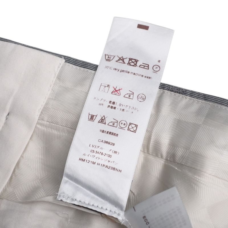 Louis Vuitton Pants Size 44 Straight Slacks Striped Made In Italy 20250425