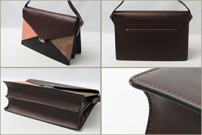 Celine Shoulder Bag Clutch Bag 171953pfb.28bd Burgundy With Strap 2way