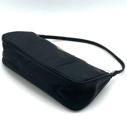Prada Accessory Pouch Handbag One Shoulder Mini Bag Nylon Black Ladies Men