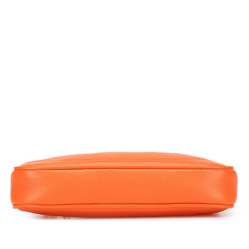 Gucci GG Marmont Aphrodite Handbag One Shoulder Bag 739076 Orange Leather Women