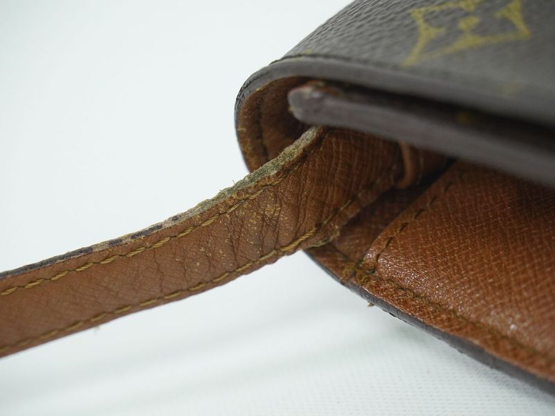 Authentic Louis Vuitton LV Bordeaux Monogram 2WAY Shoulder Bag Clutch Bag Brown