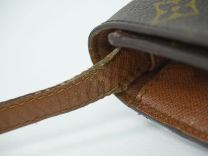 Authentic Louis Vuitton LV Bordeaux Monogram 2WAY Shoulder Bag Clutch Bag Brown