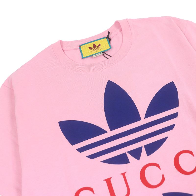 Gucci×adidas Gucci×adidas 2021 548334 100% Cotton Trefoil Logo Print Short