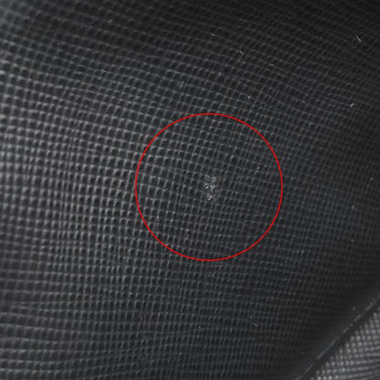 Prada Chain Wallet Saffiano Metal Shoulder Wallet Leather Nero Gold Hardware