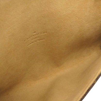 Louis Vuitton Pochette Twin PM Monogram M51854 Brown Shoulder Bag LV 0538 Louis