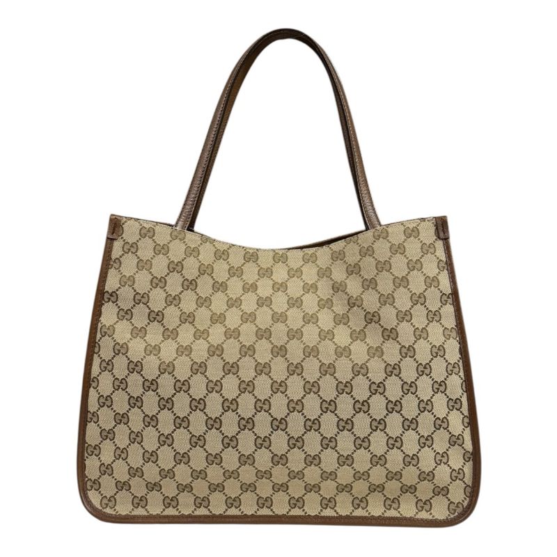 Gucci Horsebit Tote Bag GG Canvas 623694 Beige Unisex Gucci  Gucci