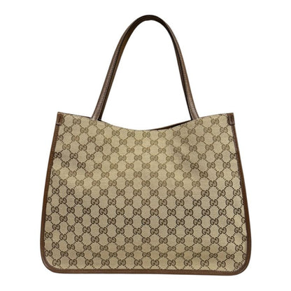 Gucci Horsebit Tote Bag GG Canvas 623694 Beige Unisex Gucci  Gucci