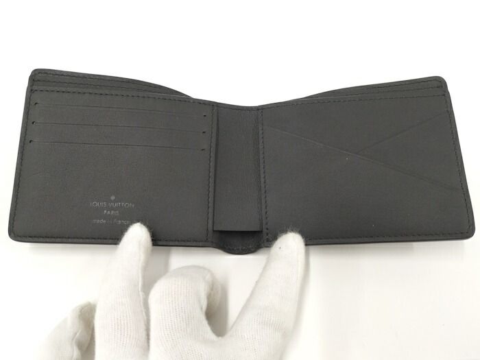 Louis Vuitton Porte Feuille Multiple Fold Billfold Damier Infini N63124
