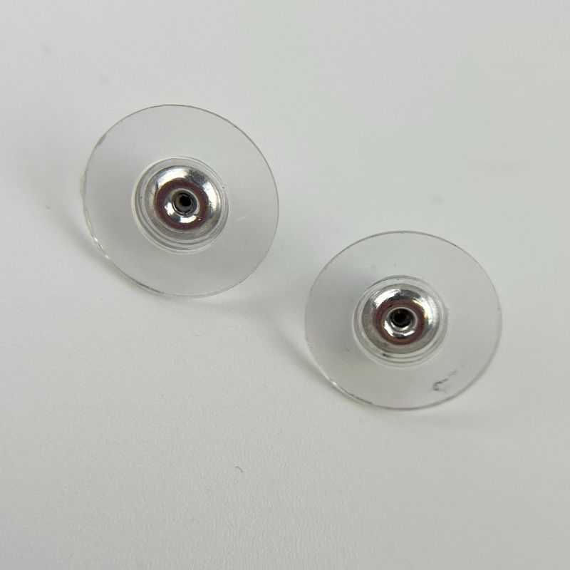 Chanel Coco Mark Accessories Earrings Silver A12V Vintage Ladies