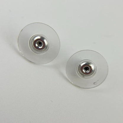 Chanel Coco Mark Accessories Earrings Silver A12V Vintage Ladies