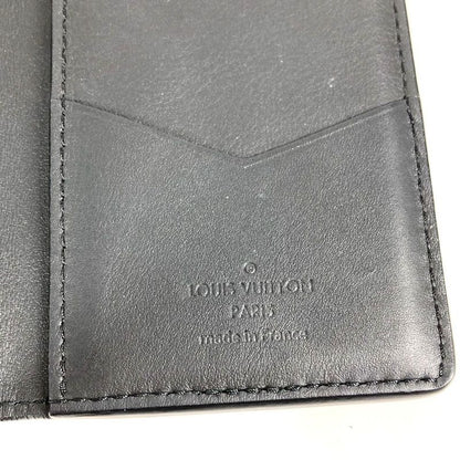Louis Vuitton Card Case Organizer De Poche M69979 Grained Leather Noir Black