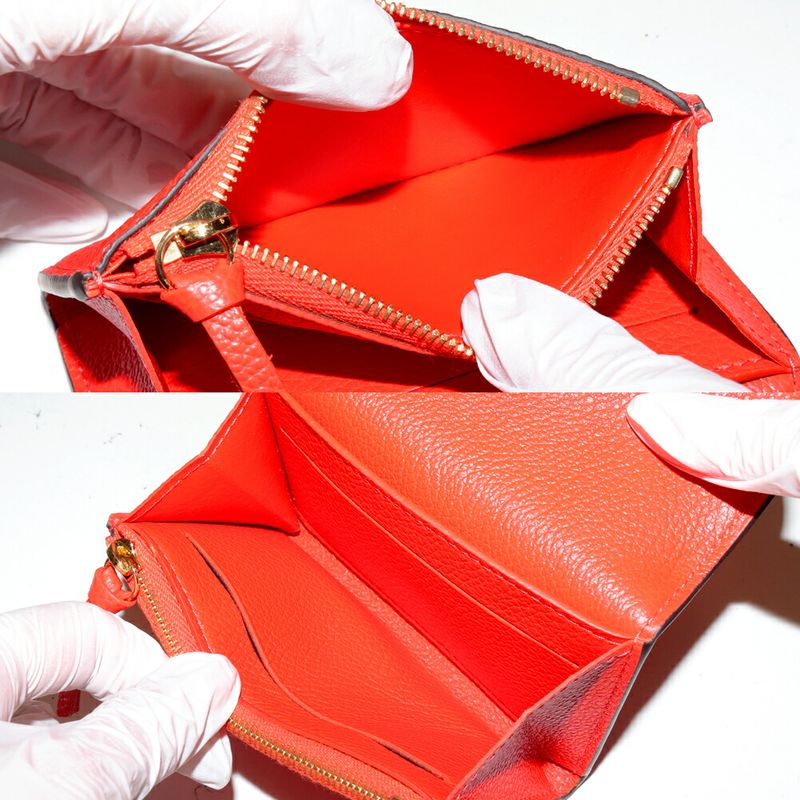 Louis Vuitton Coin Case Bifold Wallet With Coin Purse Monogram Empreinte Tonic