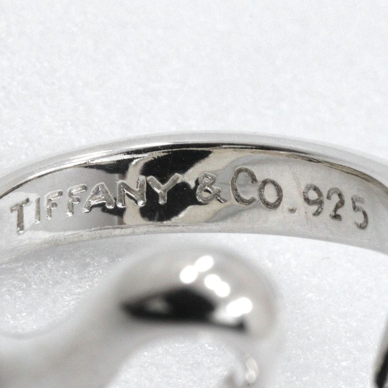 Tiffany & Co Open Heart Elsa Peretti Silver 925 Size 10 Ladies 5g Ring