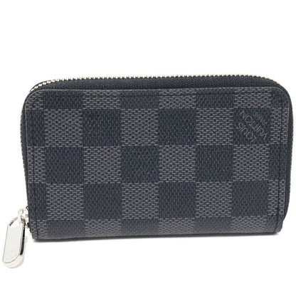 Louis Vuitton Coin Case Damier Graphite Zippy Coin Purse N63076