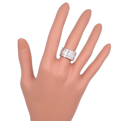 Tiffany & Co Atlas Wide Silver 925 Size 10 Ladies' 7.6g Ring