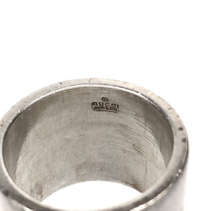 Gucci Square Cut Silver Ring Silver About Size 11
