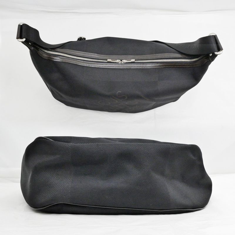 Louis Vuitton Damier Geant Exploration Tour Shoulder Bag Black M93616