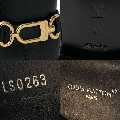 Louis Vuitton Waist Side Line Ankle Boots Logo Hardware