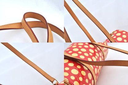 Louis Vuitton Vernis Dot Infinity Papillon Yayoi Kusama Handbag Red LV L2762