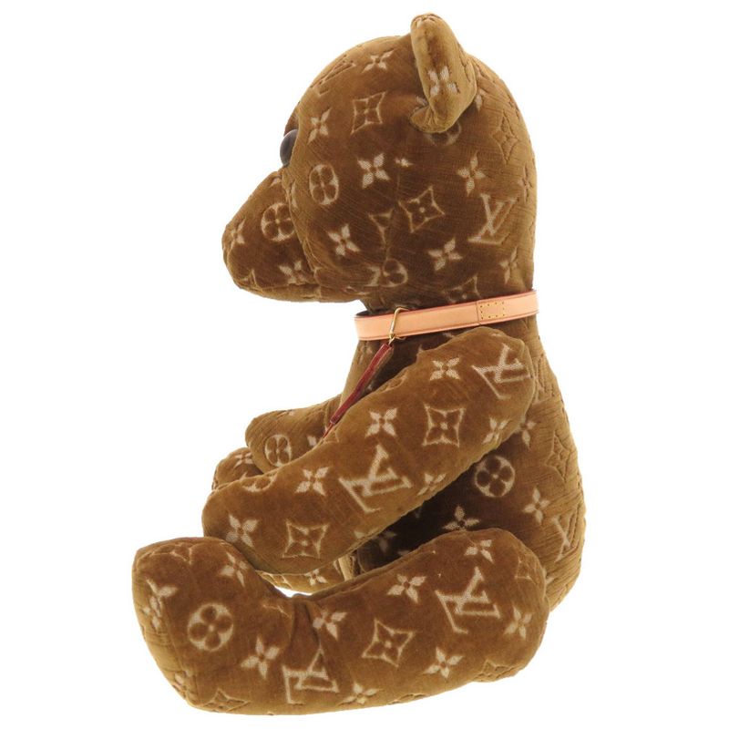 Louis Vuitton Monogram Doudou Teddy Bear Limited Edition 2021 Gi0616 Velour