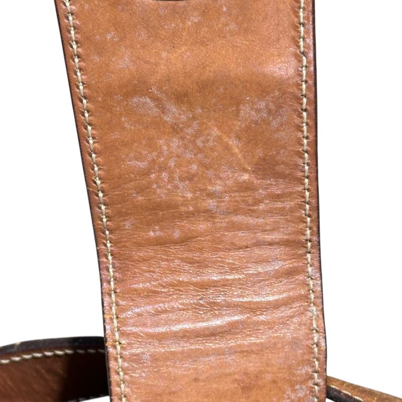 Celine Triumph Turnlock Macadam Pattern Hobo Bag Triomphe Turnlock Macadam